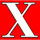 action bank x symbol icon