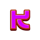 bounding luck k symbol icon