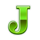 caishen god of fortune j symbol icon