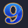 devils lock blue 9 symbol icon