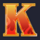 devils lock orange k symbol icon