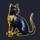 gems of egypt black cat symbol icon