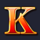 mammoth kingdom orange k symbol icon