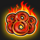 triple lucky 8s wild symbol icon