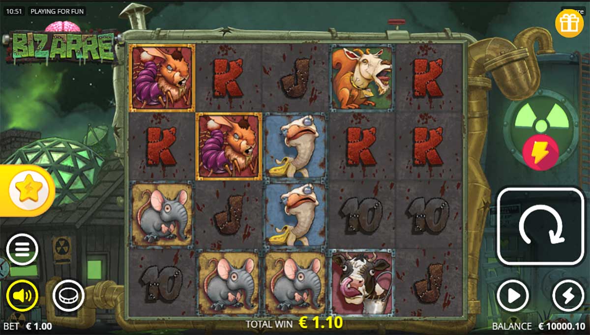 Bizarre slots game
