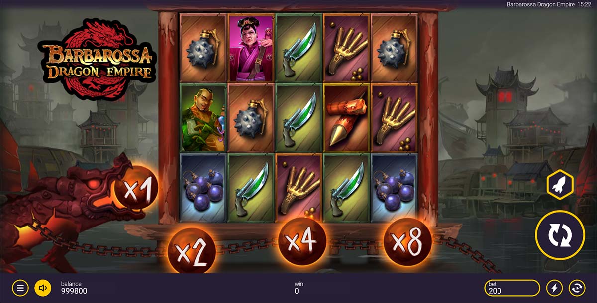 Barbarossa Dragon Empire slot base game