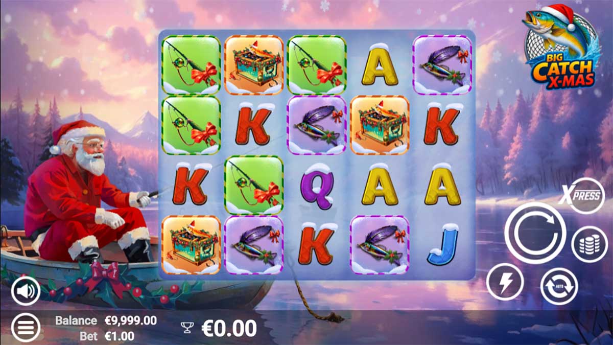 Big Catch Xmas slot Christmas fishing theme