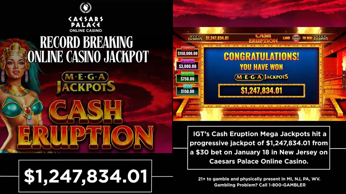 Caesars $1.2 million jackpot