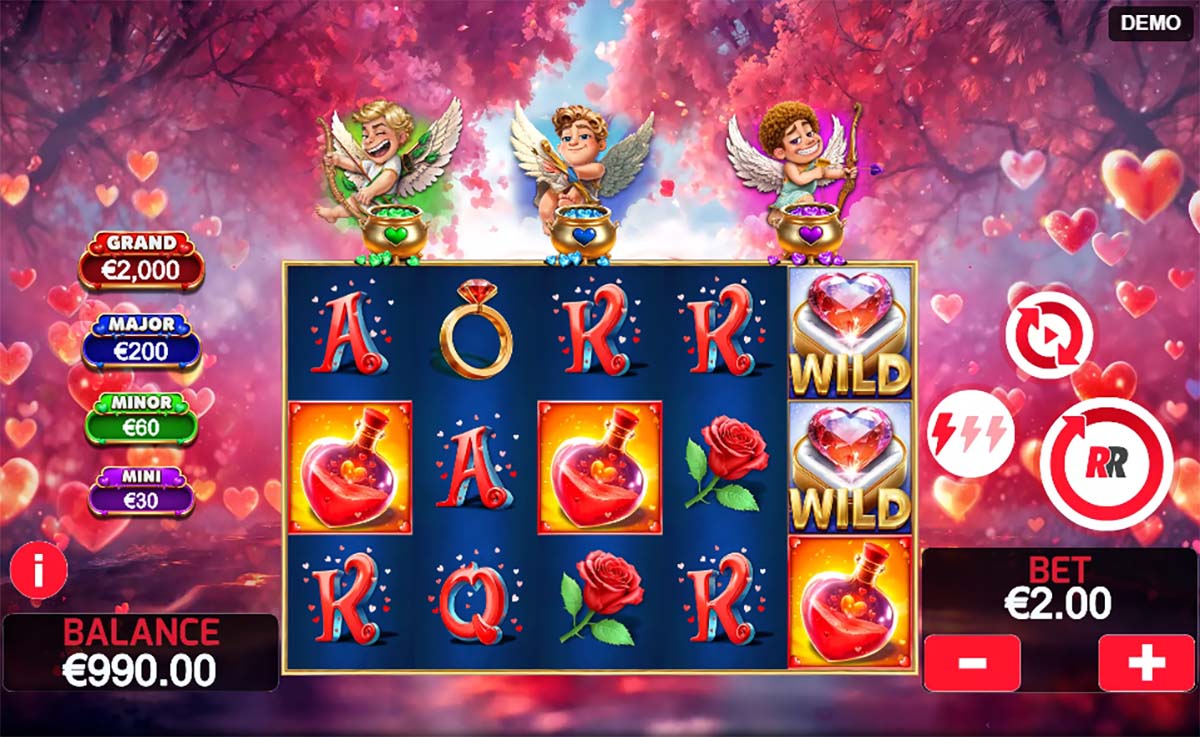 Triple Valentine four jackpots