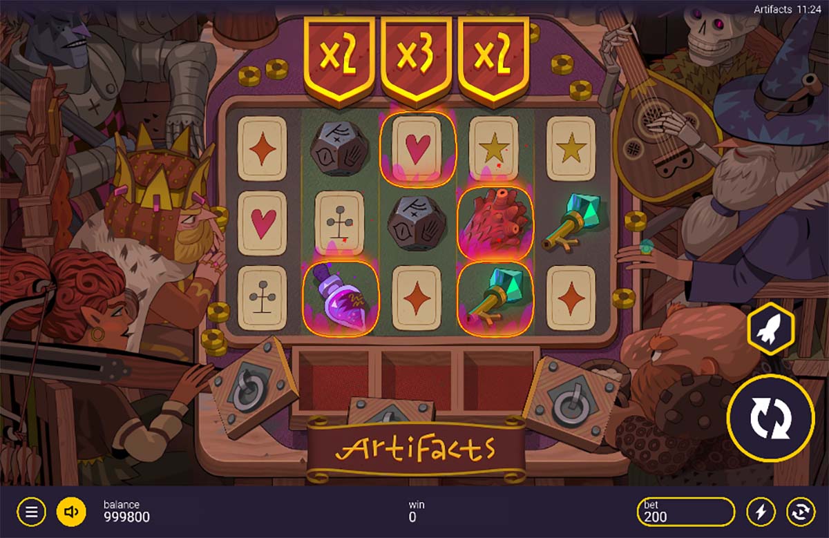 Artifacts gameplay