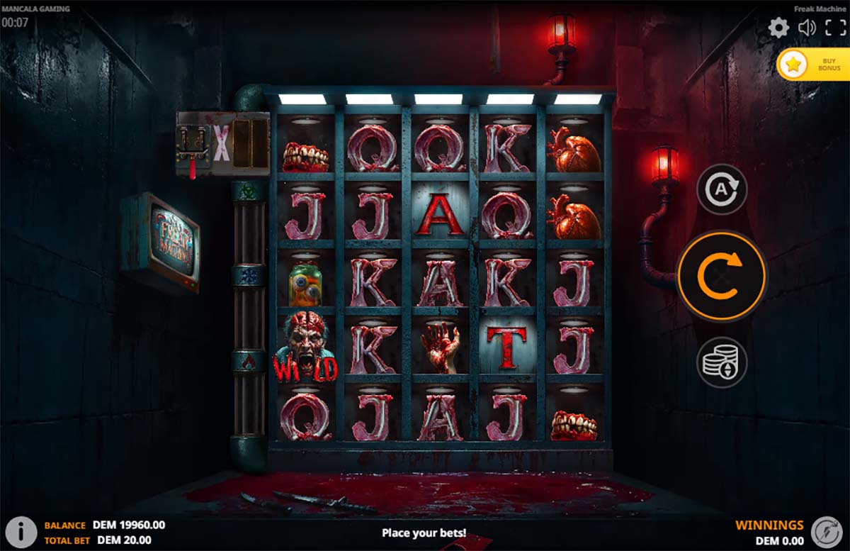 Freak Machine gameplay