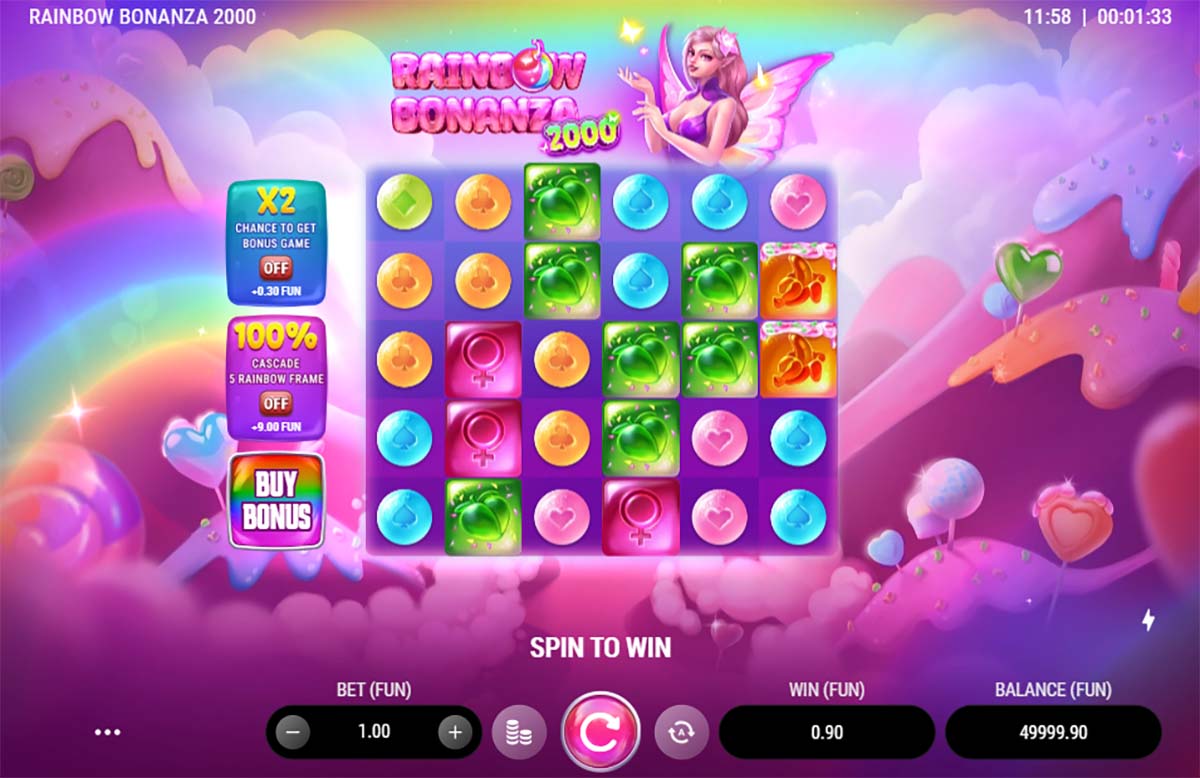 Rainbow Bonanza 2000 gameplay