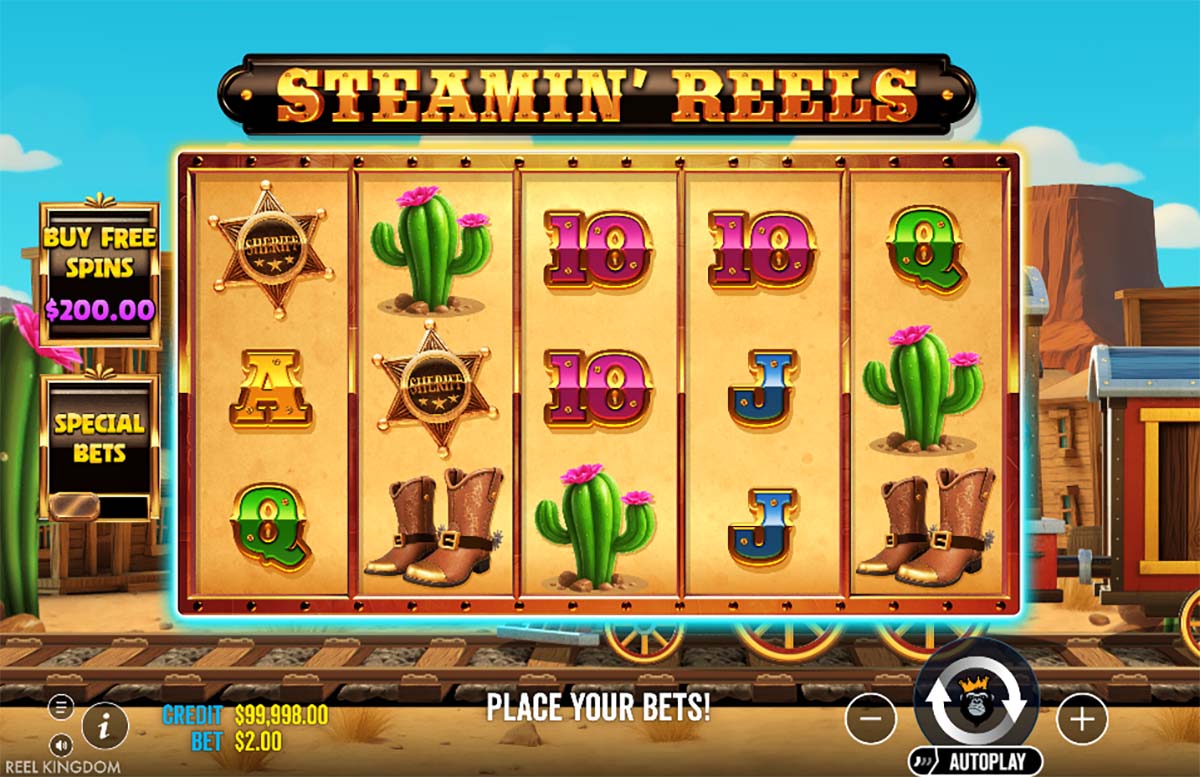 Steamin Reels gameplay