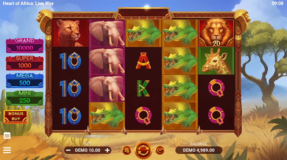 Lion Way slot gameplay