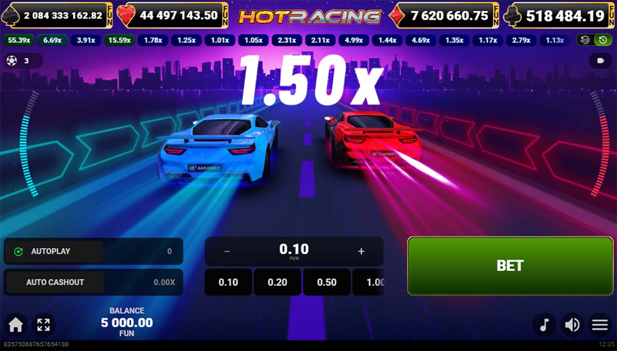 Hot Racing gameplay