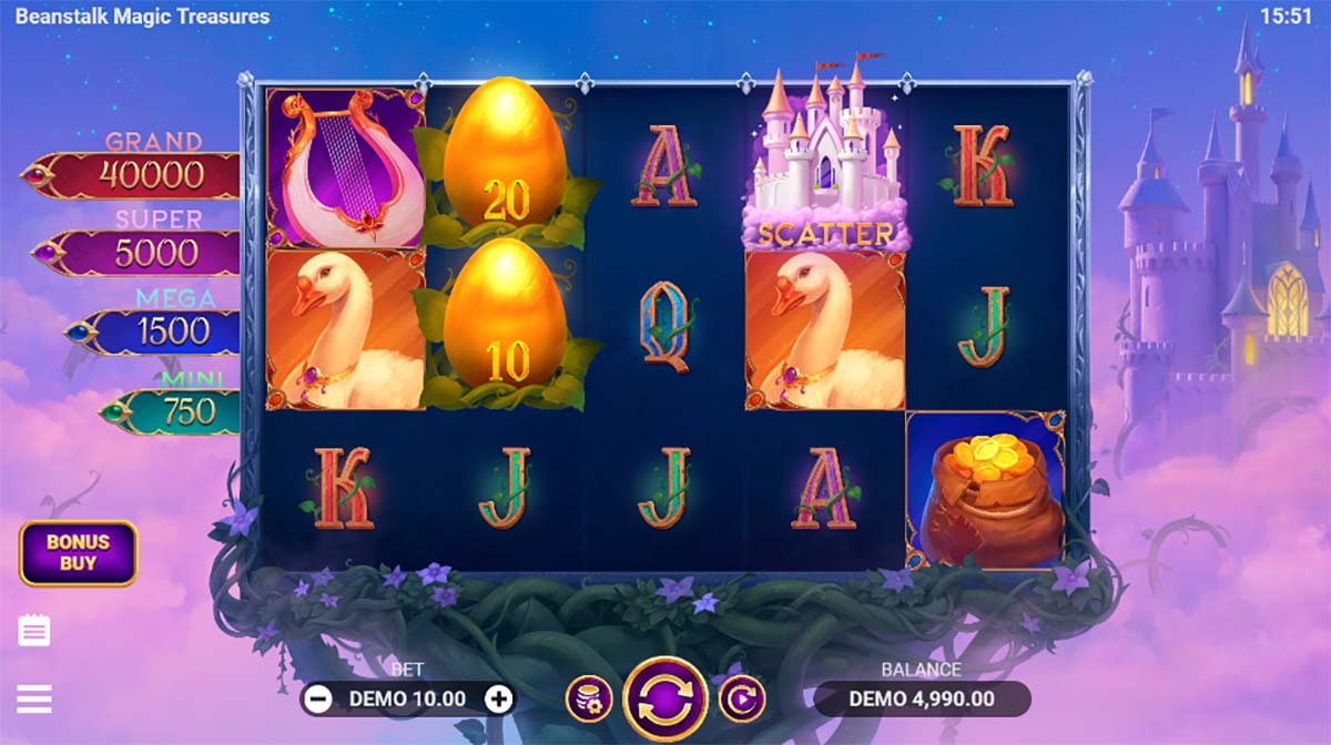 Beanstalk Magic Treasures gameplay
