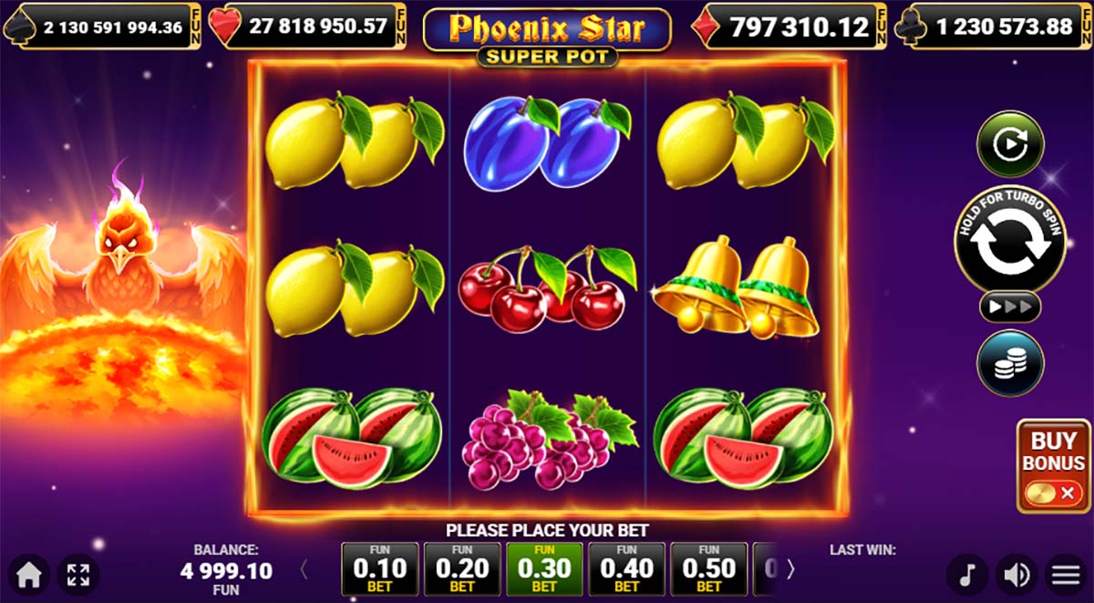 Phoenix Star Super Pot gameplay