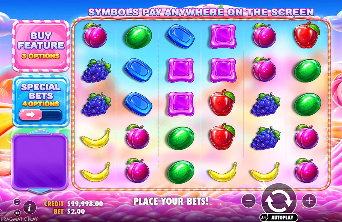 Sweet Bonanza 2500 gameplay